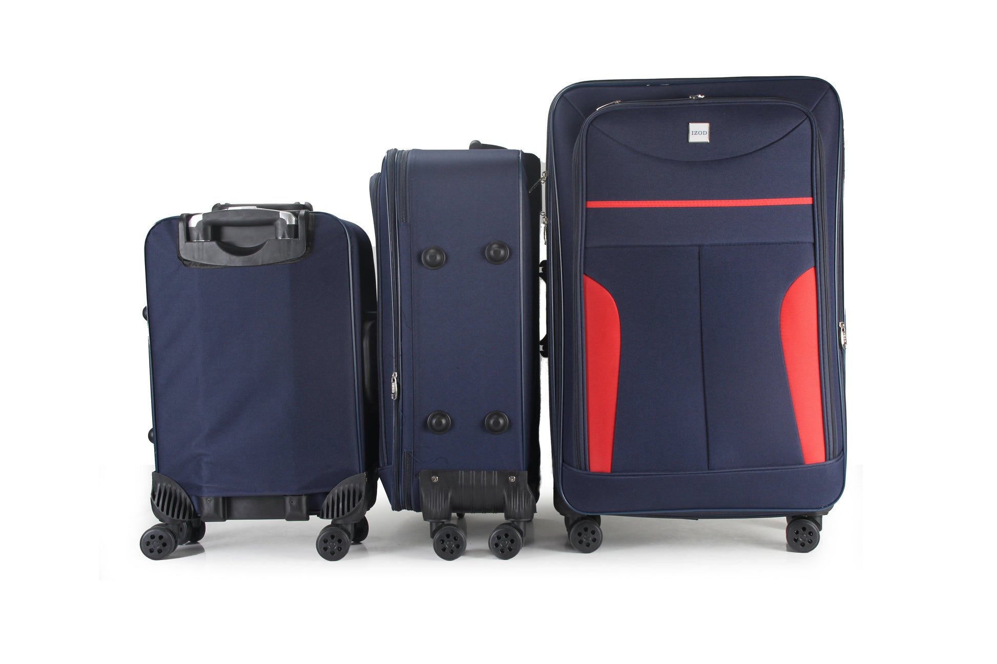 IZOD Janna Soft Shell Lightweight Expandable 3 Piece Luggage Set - Stiles Supply Co.