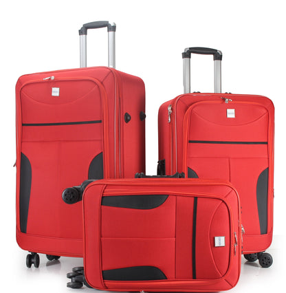 IZOD Janna Soft Shell Lightweight Expandable 3 Piece Luggage Set - Stiles Supply Co.