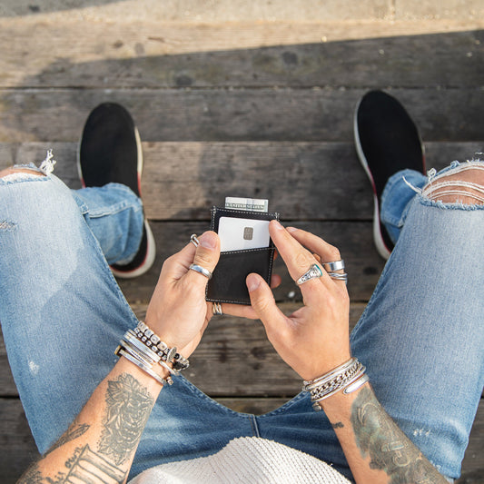 CASUPO Minimalist Wallet With RFID Protection - Pink