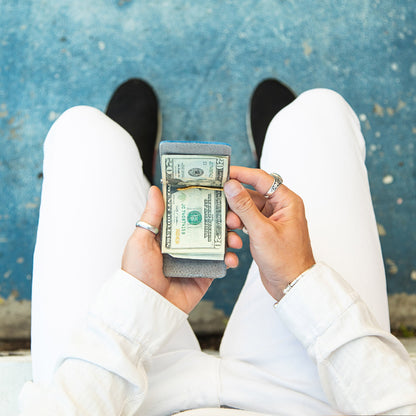 CASUPO Money Clip Wallet - Cobalt