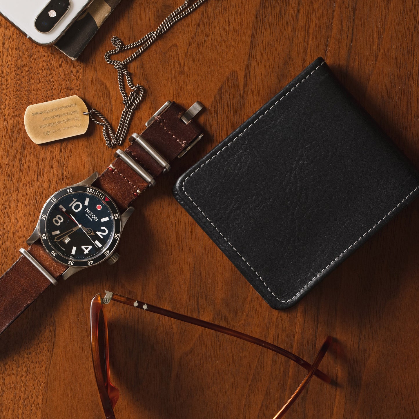 CASUPO Large Billfold Wallet with RFID protection - Black