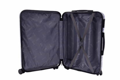 Mirage Paula Floral ABS Hard Shell Lightweight 3 Piece Luggage Set - Stiles Supply Co.