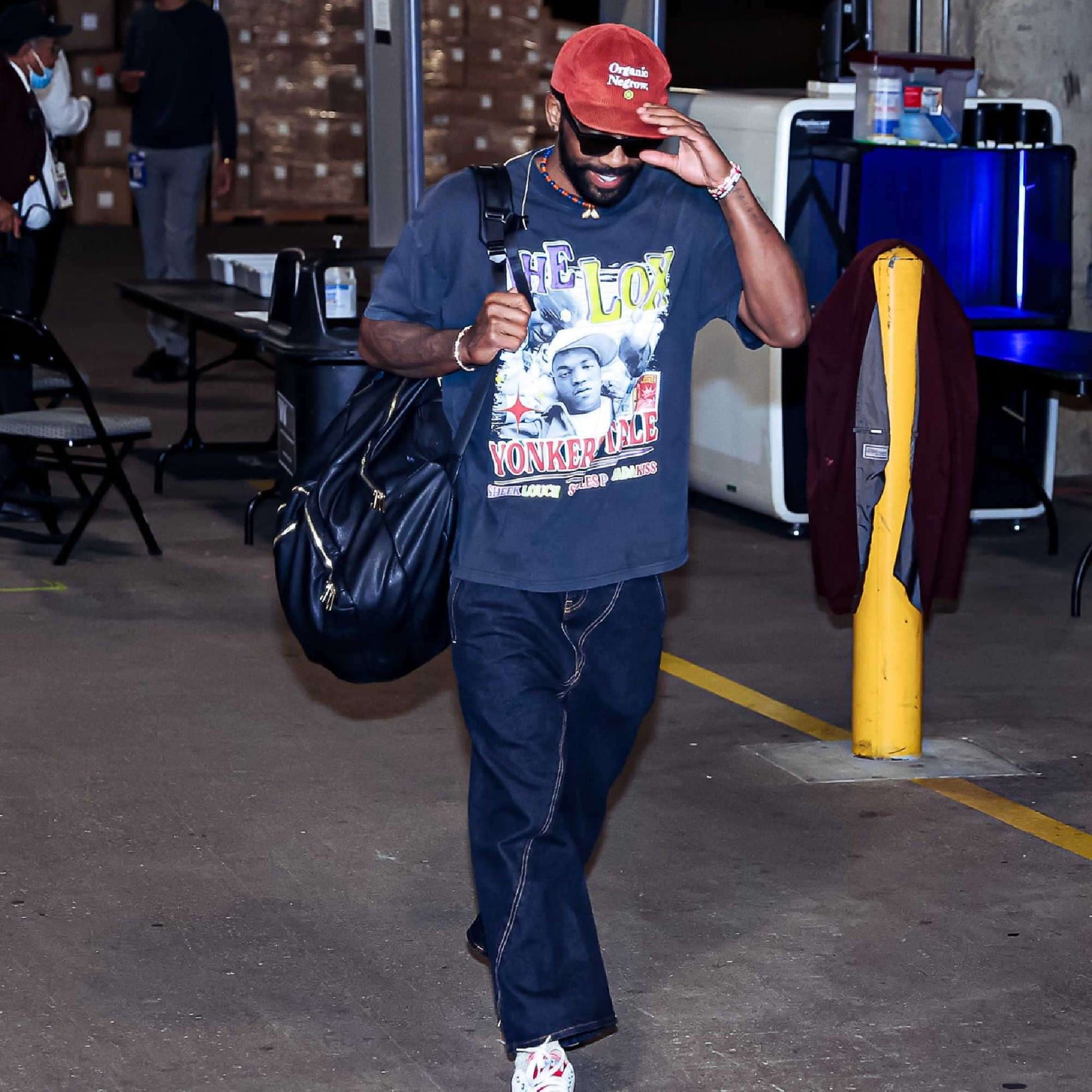 Sole Premise Black Leather Commuter Sneaker Bag XL