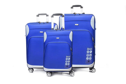 Mirage Letty Soft Shell Lightweight Expandable 3 Piece Luggage Set - Stiles Supply Co.