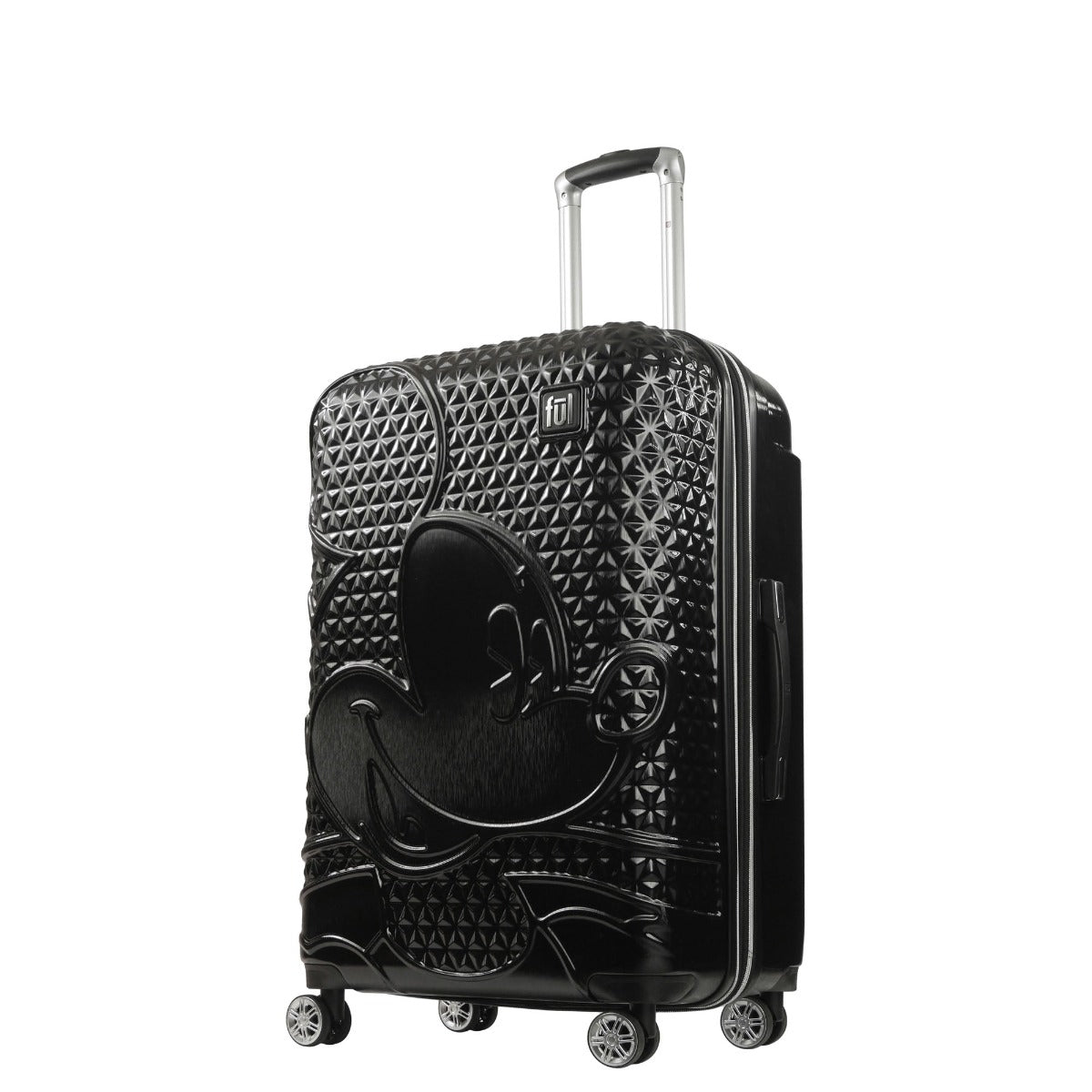 Mickey Mouse Rolling Luggage FŪL Disney Suitcase 30" Black - Stiles Supply Co.
