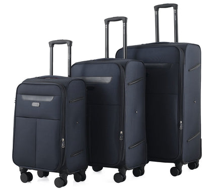 IZOD Liam Soft Shell Lightweight Expandable 3 Piece Luggage Set - Stiles Supply Co.