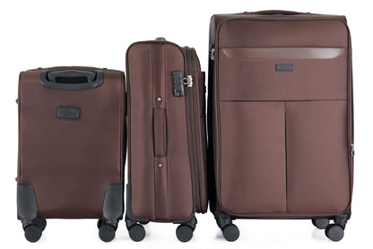 IZOD Liam Soft Shell Lightweight Expandable 3 Piece Luggage Set - Stiles Supply Co.