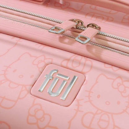 Hello Kitty All Over Print Hard-sided Pink Spinner Luggage 2 pc Set - Stiles Supply Co.