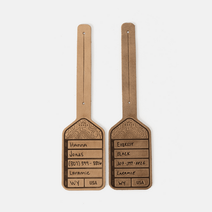 Range Leather Luggage Tag