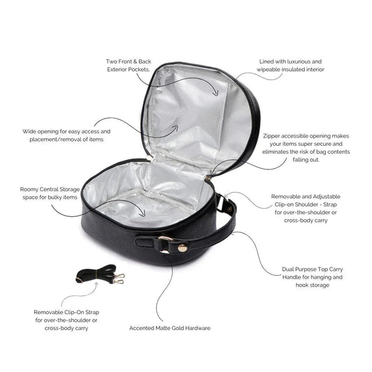 Luli Bebe Classic Snack Bag | Ebony Black