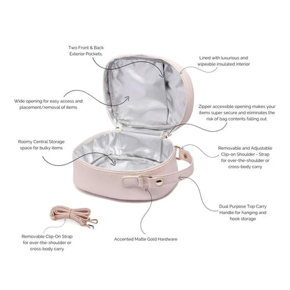 Luli Bebe Classic Snack Bag | Pastel Pink