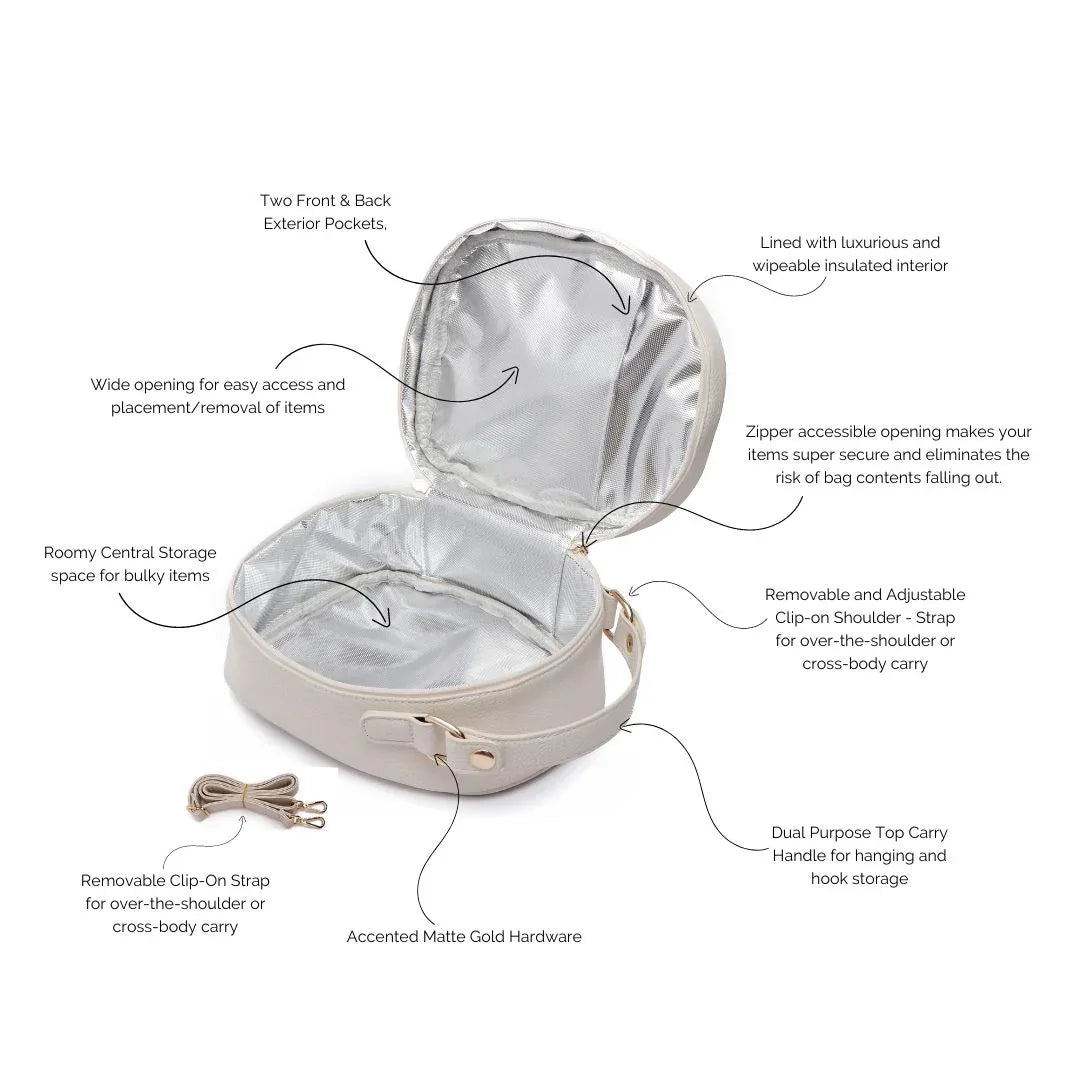 Luli Bebe Classic Snack Bag | Pearl White