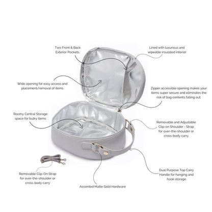 Luli Bebe Classic Snack Bag | Stone Grey