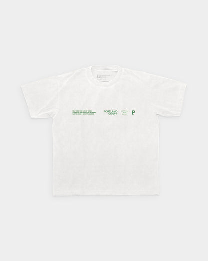 All-American Slogan Tee - Cement