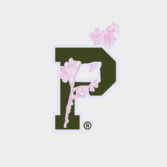 Cherry Blossom "P" Sticker - Stiles Supply Co.
