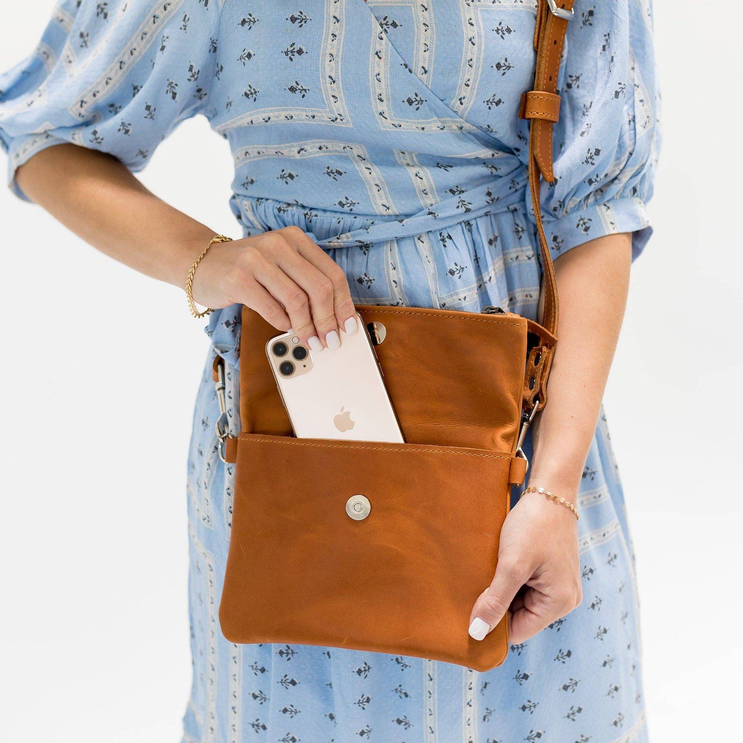Lifetime Leather Co. Foldover Crossbody Clutch - Stiles Supply Co.