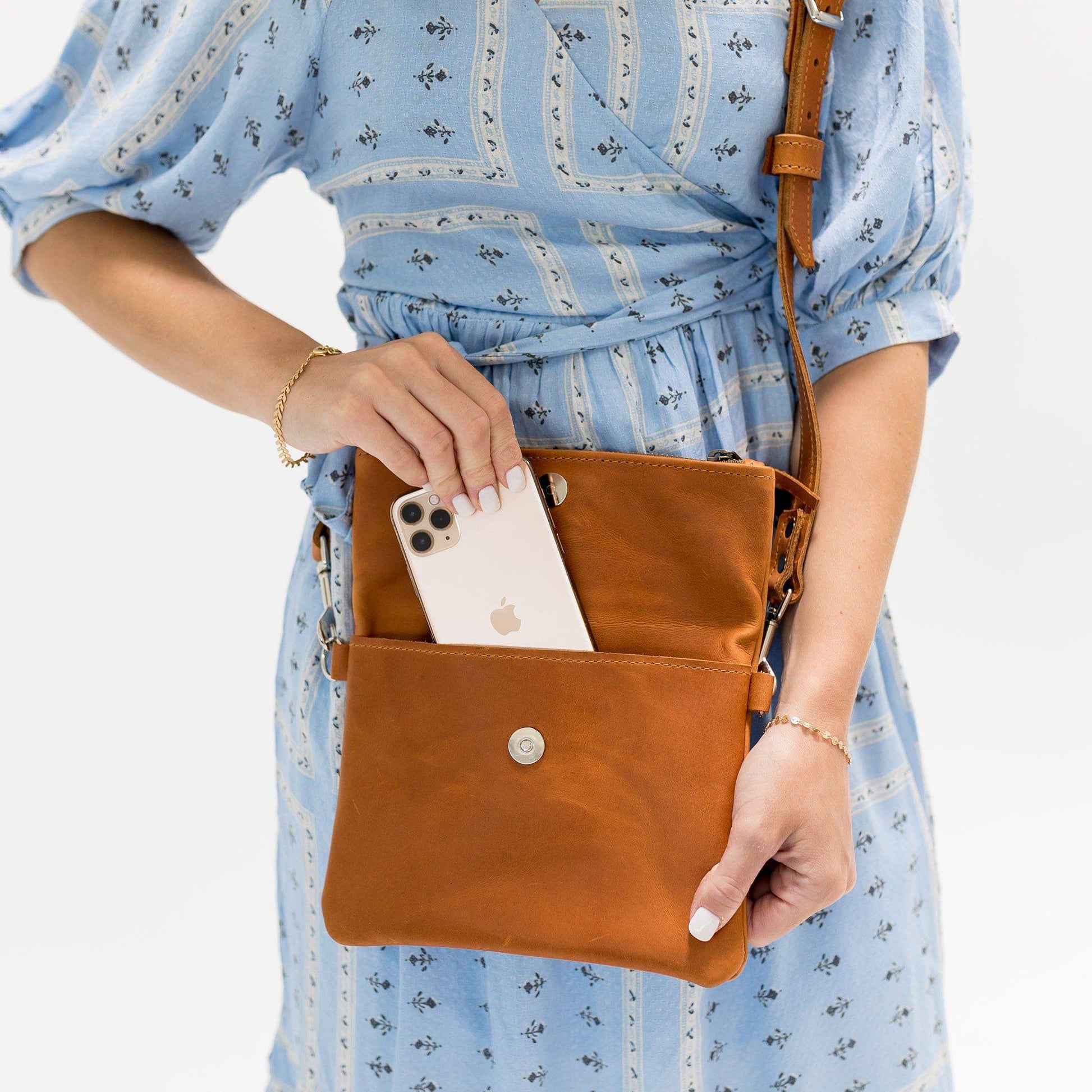 Lifetime Leather Co. Foldover Crossbody Clutch - Stiles Supply Co.
