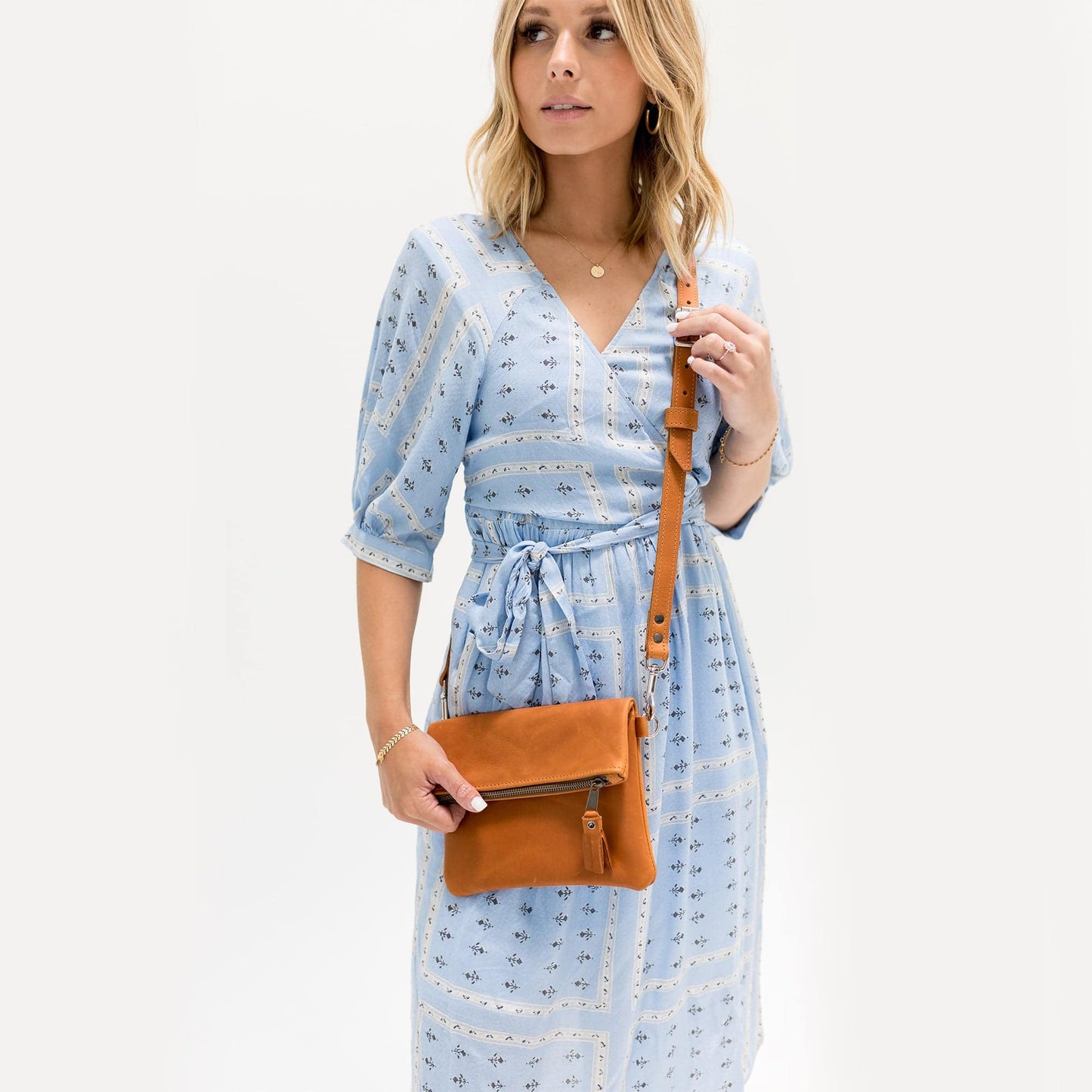 Lifetime Leather Co. Foldover Crossbody Clutch - Stiles Supply Co.