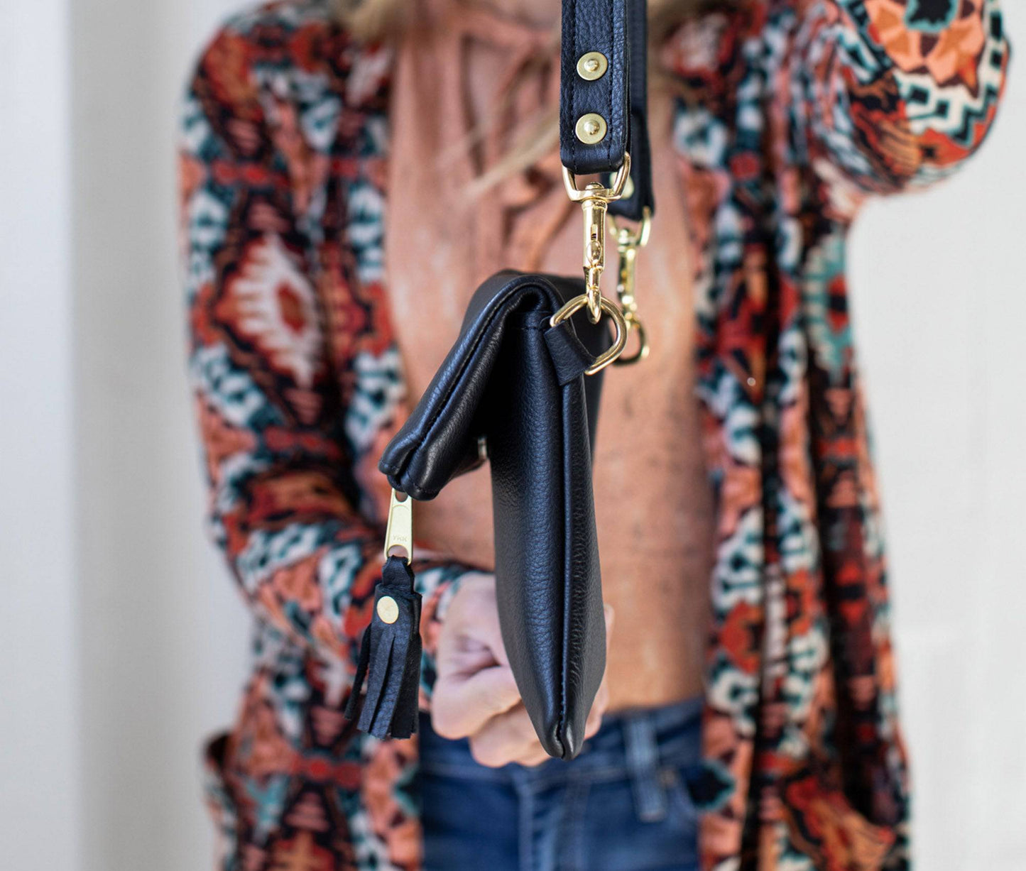 Lifetime Leather Co. Foldover Crossbody Clutch - Stiles Supply Co.