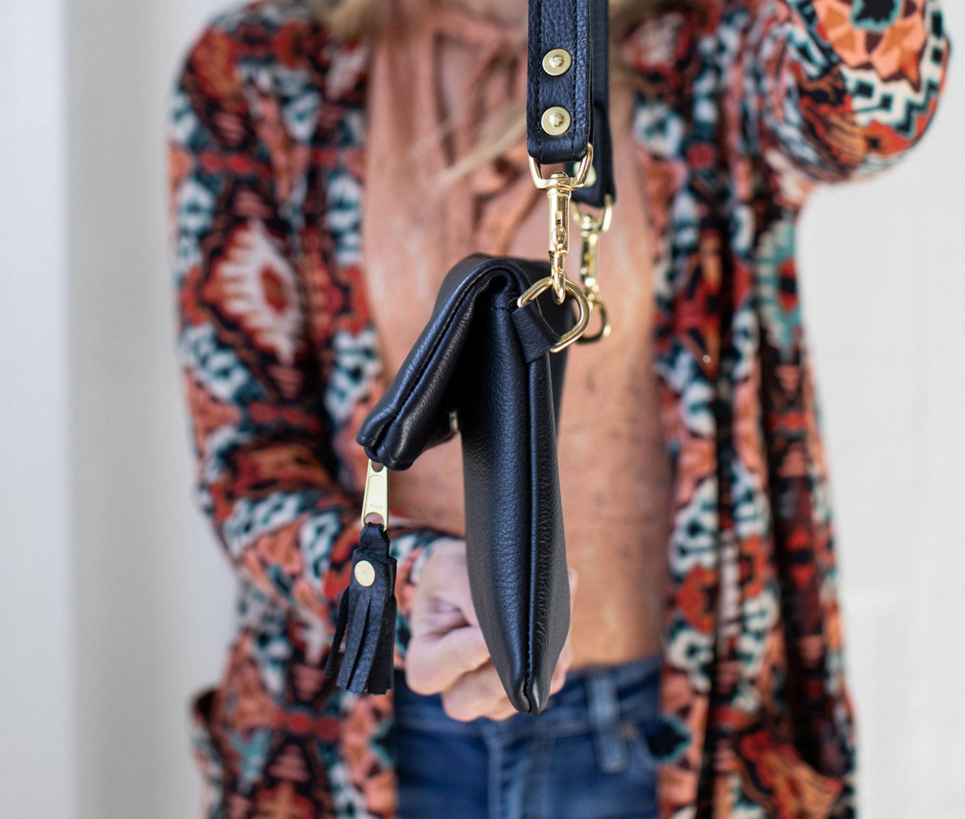 Lifetime Leather Co. Foldover Crossbody Clutch - Stiles Supply Co.