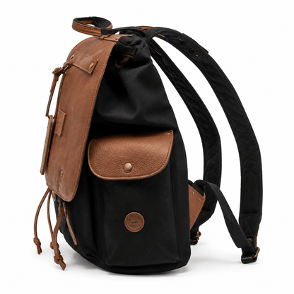 Will Leather Goods Lennon Canvas & Leather Backpack
