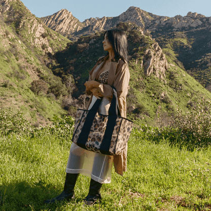 STATE Bags Wellington Cabana Tote Leopard