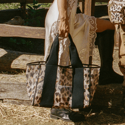 STATE Bags Wellington Cabana Tote Leopard