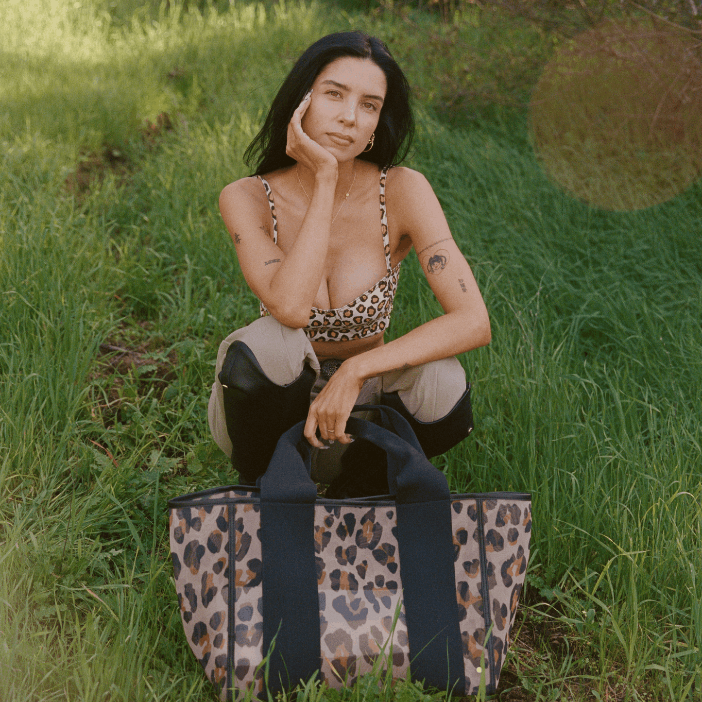 STATE Bags Wellington Cabana Tote Leopard