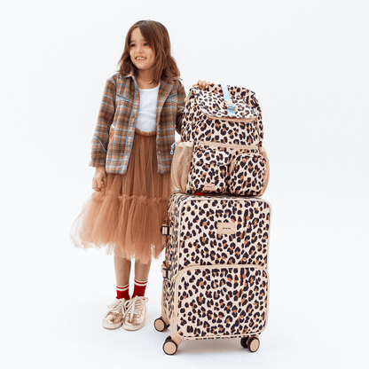 STATE Bags Logan Carry-On Suitcase, Leopard