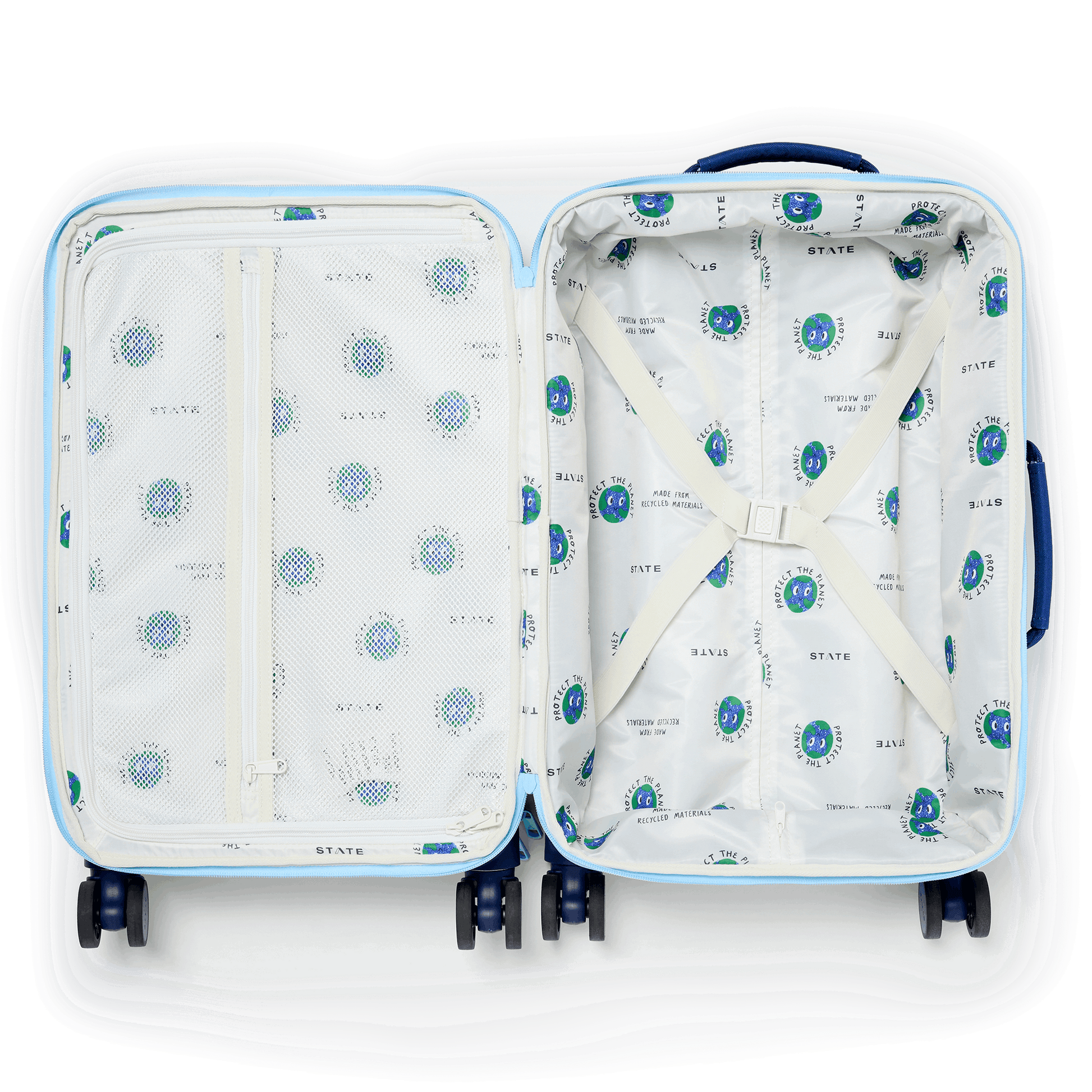 State Bags Stripes Logan Carry-On Suitcase | Limited Edition | Kids - Stiles Supply Co.