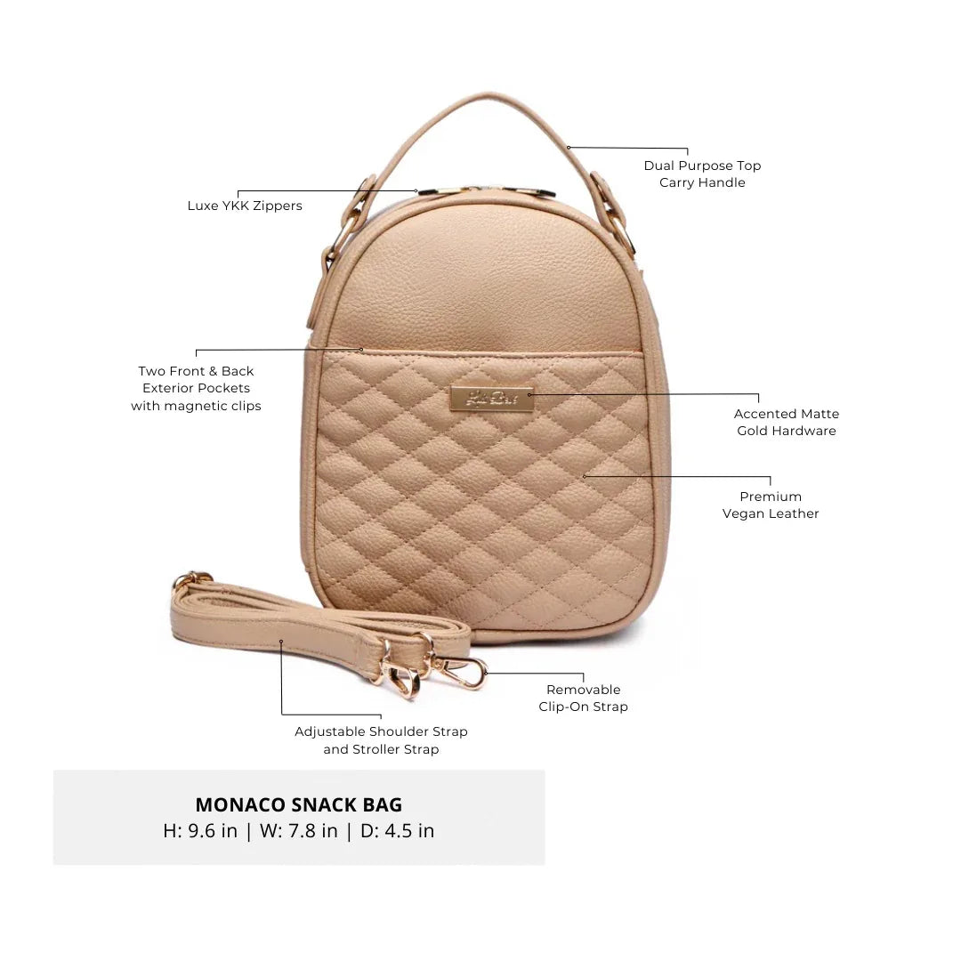 Luli Bebe Classic Snack Bag | Latte Brown