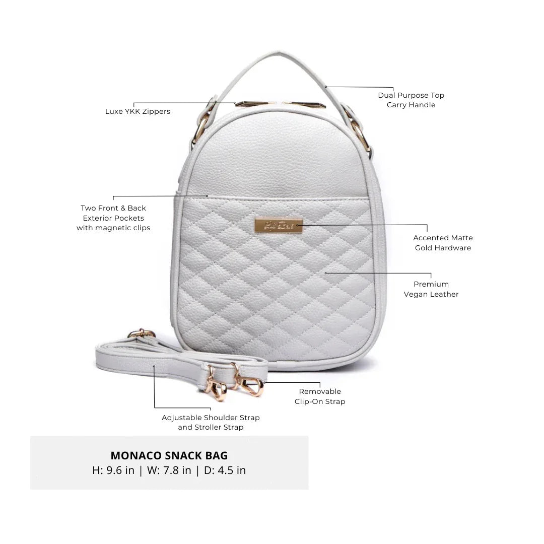 Luli Bebe Classic Snack Bag | Stone Grey