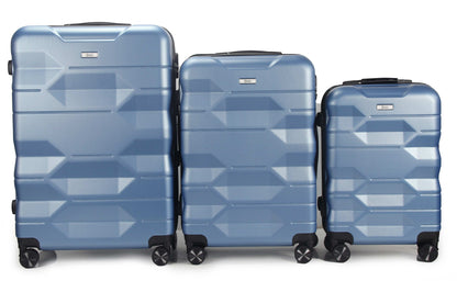 Mirage Maggie ABS Hard shell 3 Piece Luggage Set - Stiles Supply Co.