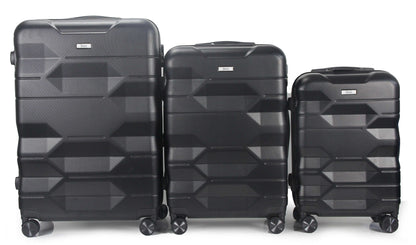 Mirage Maggie ABS Hard shell 3 Piece Luggage Set - Stiles Supply Co.