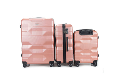 Mirage Maggie ABS Hard shell 3 Piece Luggage Set - Stiles Supply Co.