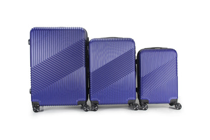 Mirage Aida Hard shell Lightweight 3 Piece Luggage Set - Stiles Supply Co.
