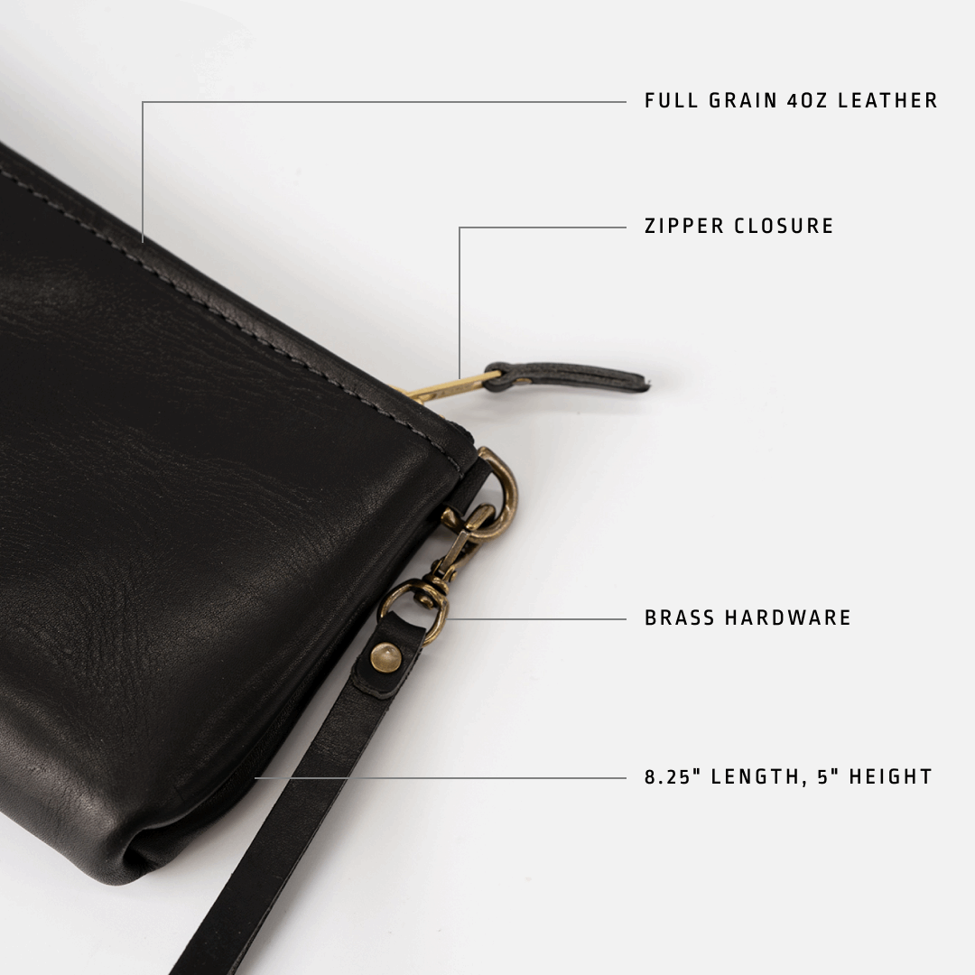 Range Leather McKinley Clutch