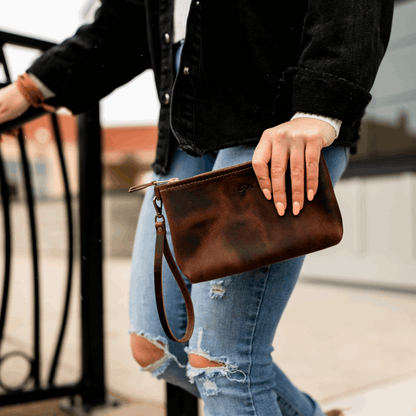 Range Leather McKinley Clutch