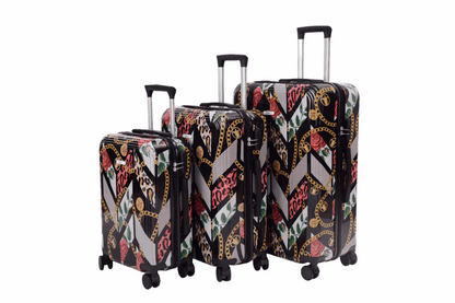 Mirage Xena ABS Hard shell Lightweight 3 Piece Luggage Set - Stiles Supply Co.