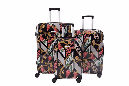 Mirage Xena ABS Hard shell Lightweight 3 Piece Luggage Set - Stiles Supply Co.