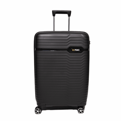 Sole Premise 24-inch Black Hardcase Checked Luggage