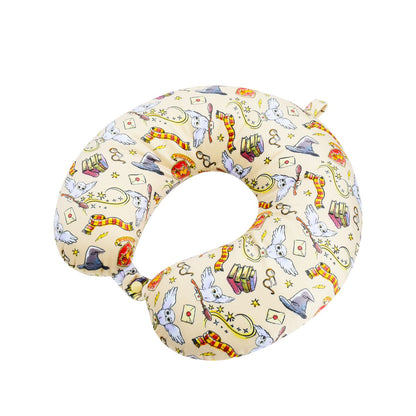 Harry Potter All over Print Memory Foam Travel Neck pillow - Stiles Supply Co.