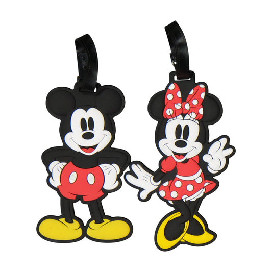 Mickey & Minnie Mouse Disney Luggage Tags Set - Stiles Supply Co.