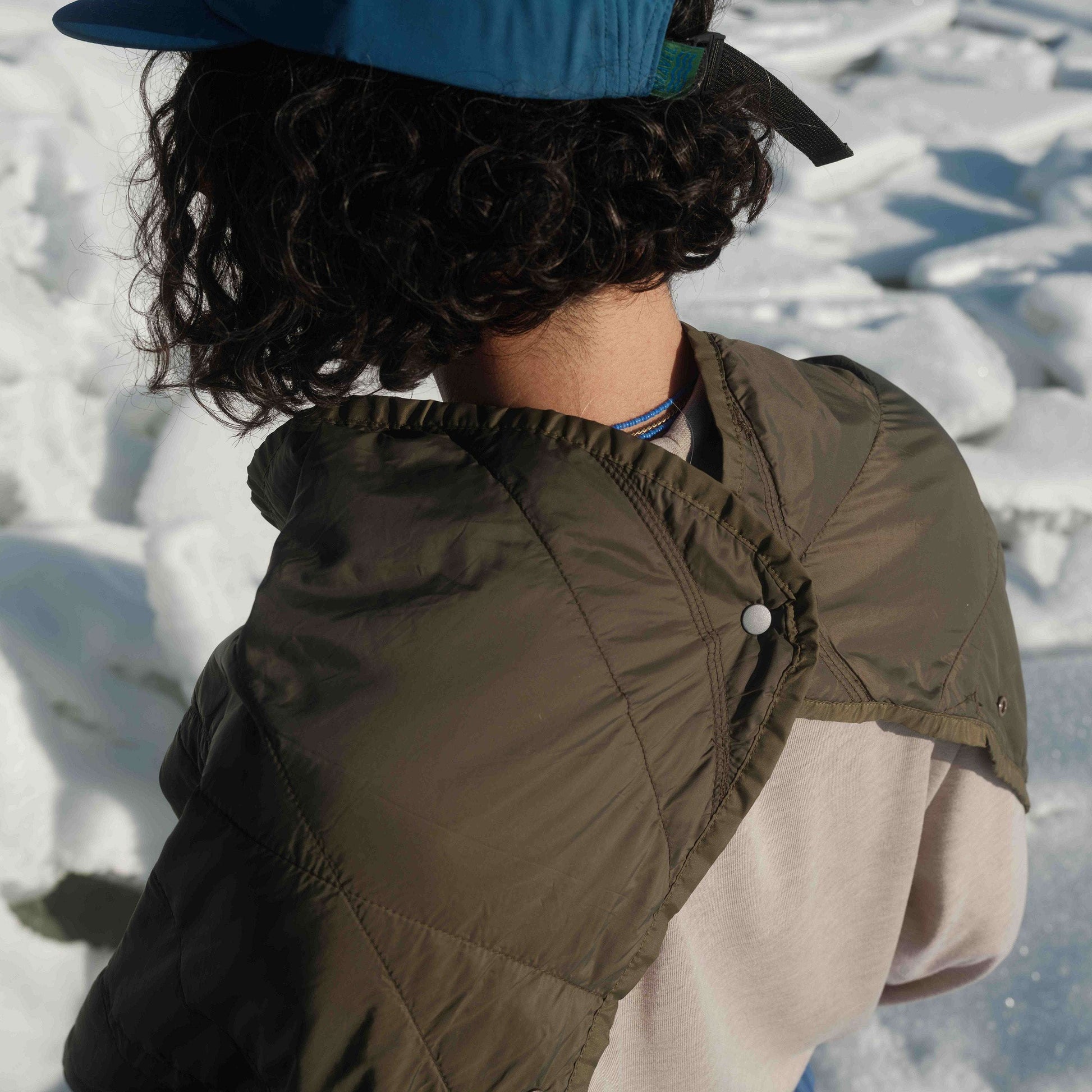 Gravel Layover™ Travel Blanket - Packable & Puffy | Spruce - Stiles Supply Co.