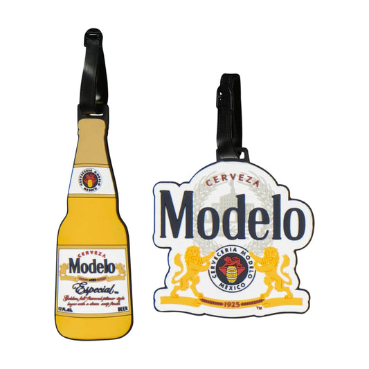 Modelo Bottle & Logo Badge Luggage Tags Set - Stiles Supply Co.