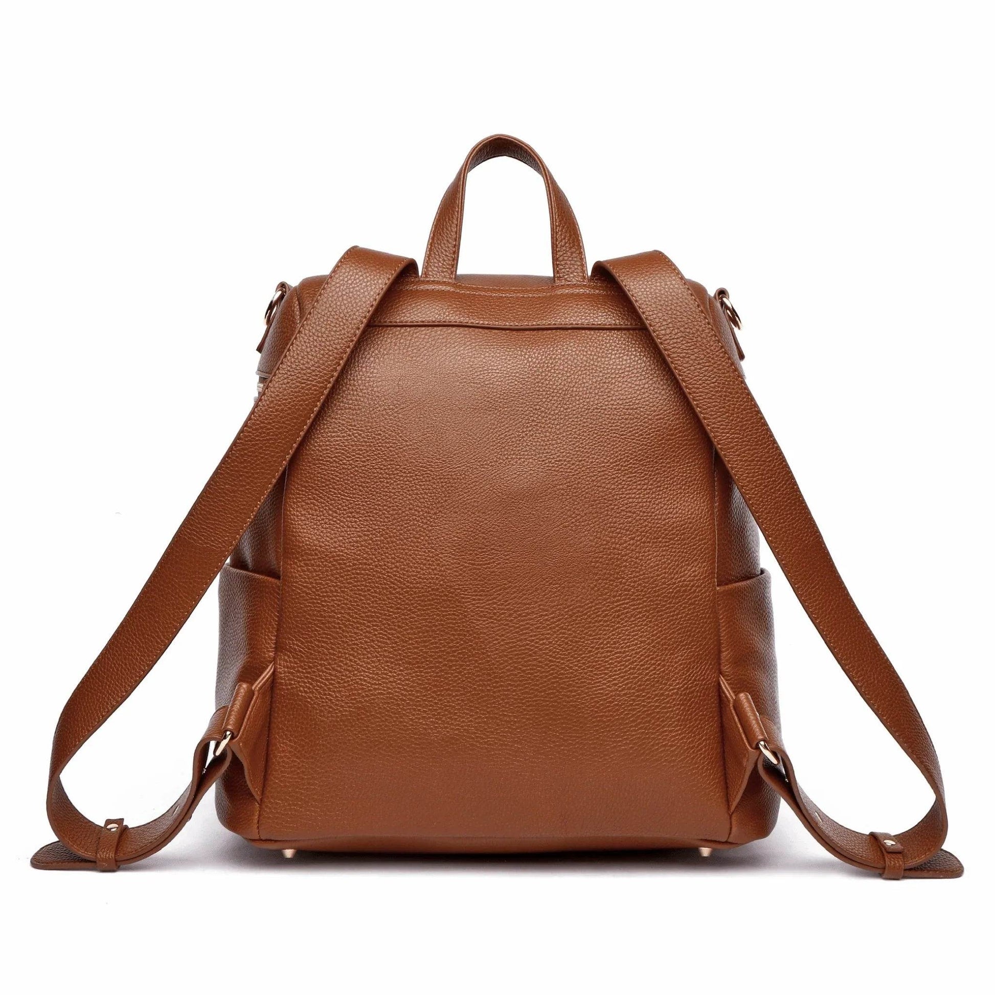 Luli Bebe Signature Diaper Bag Caramel