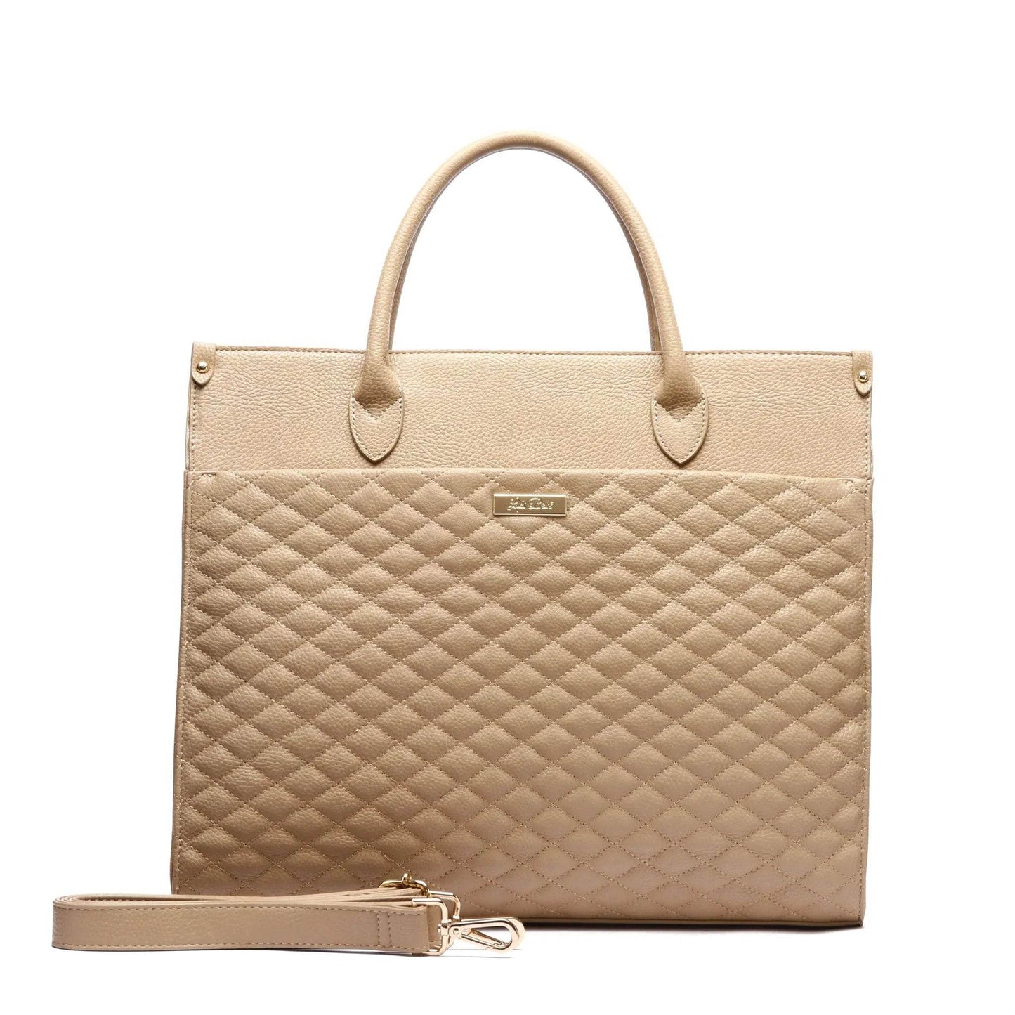 Luli Bebe Classic Tote Bag | Latte Brown
