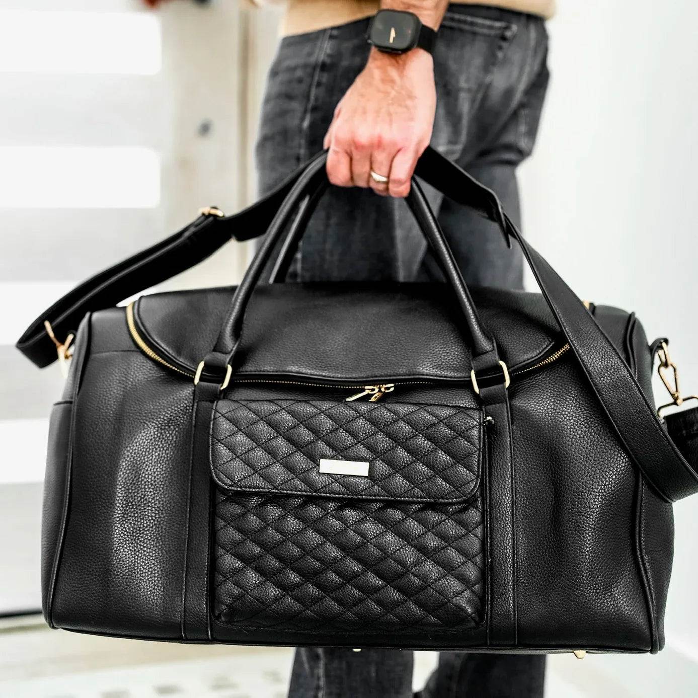 Luli Bebe Weekender Travel Bag | Ebony Black