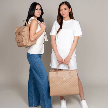 Luli Bebe Classic Tote Bag | Latte Brown