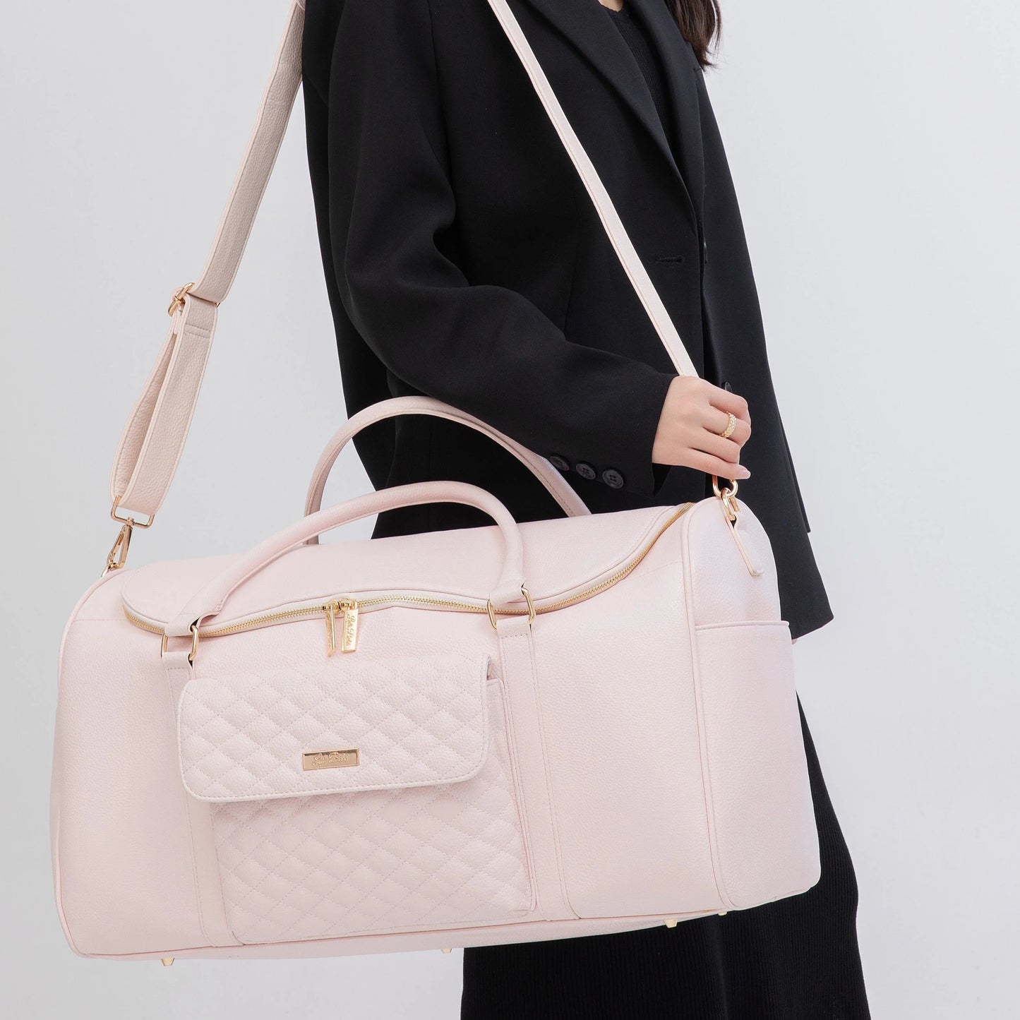 Luli Bebe Weekender Travel Bag | Pastel Pink